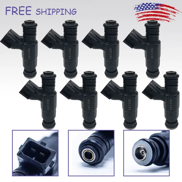 Set 8xFuel Injectors 1000CC Ftis Hemi Corvette Ls2 Highz E85 MATCHED Turbo 96LBS