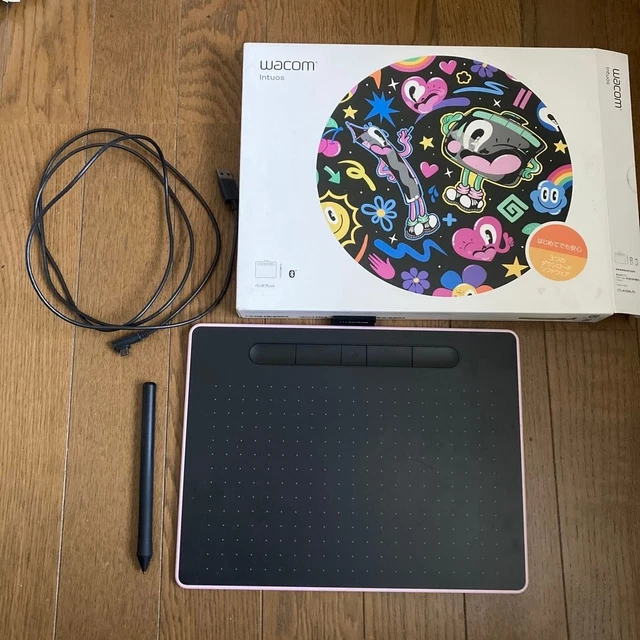 【極美品】Wacom Intuos CTL-6100WL/P0 Medium Intuos ワコム ペンタブレット Wacom Medium ワイヤレス CTL