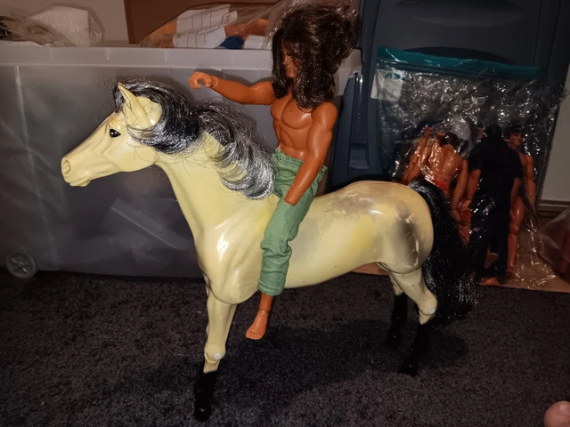 TRÈS RARE INDIEN winnetou starlux CIS 9 neuf cheval guerres indiennes