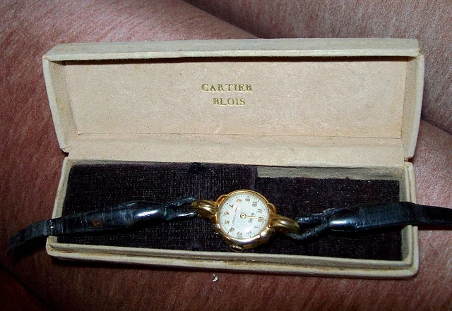 Montre Vintage Huma Des Années 1930-40 - Mécanique Suisse, Boîtier Plaqué Or - Fonctionne