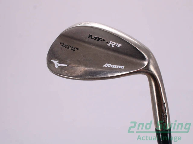Mizuno MP-R 12 White Satin Chrome Wedge Sand SW 56° Steel Wedge Flex Right 35.5i