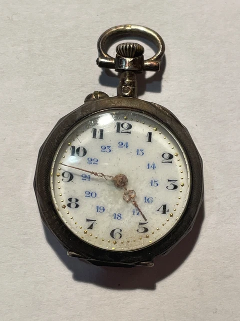 Montre Gousset En Argent Ancienne - À Réviser Ou Pour Pièces - Occasion, Parfaite Pour Collectionneurs