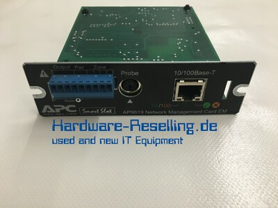 APC APC Ups Carte de Gestion AP9619 10/100Base-T Carte Réseau Em Smart Nouveau Bios 
