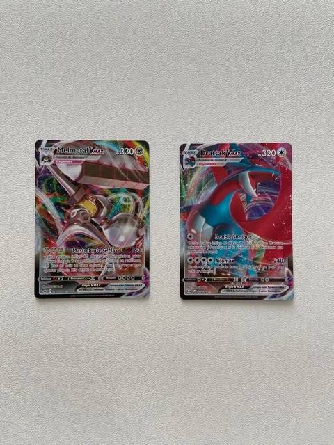 Carte Pokémon DESSÉLIANDE-VMAX Rainbow Rare Secrète Dynamax - 206/203