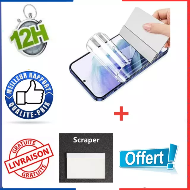 Film Hydrogel Protection Écran  Pour Iphone X XS 11 12 13 14 15 Plus Pro ProMax