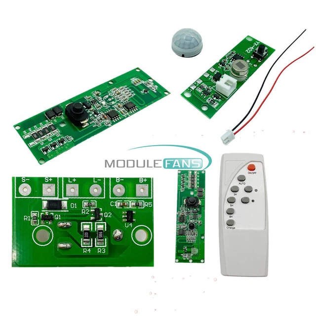 3.7V INFRARED SOLAR Lamp Circuit Board Light Control Module Radar