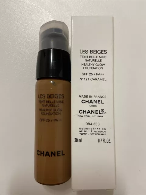 CHANEL Les Beiges Teint Belle Mine Naturelle SPF 25 N121 Caramel Neuf 20ml