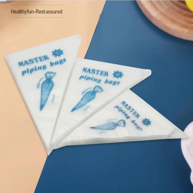 100 PIEZAS Bolsas de Pastelería Desechables Hornear Tuberías Helado Fondant Pastel CreamL PQM WL