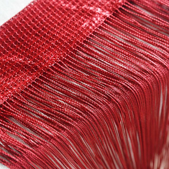 String Curtains Patio Net Fringe for Door Fly Screen Windows Divider Cut