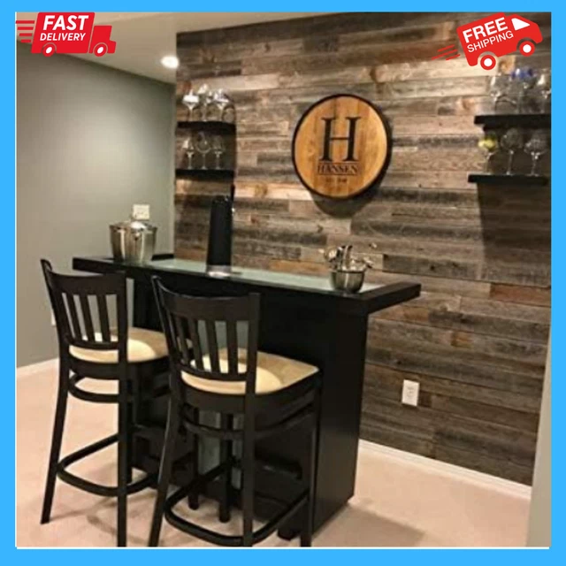 Peel & Stick Rustic Reclaimed Barn Wood Paneling, Real Wood, Easy Installation