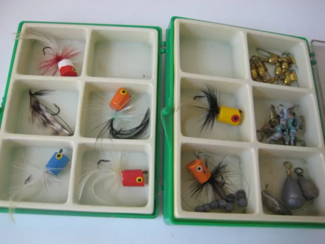 6) Vintage Fish Hawk Unknown Top Water Popper Fishing Lures Lot of 6