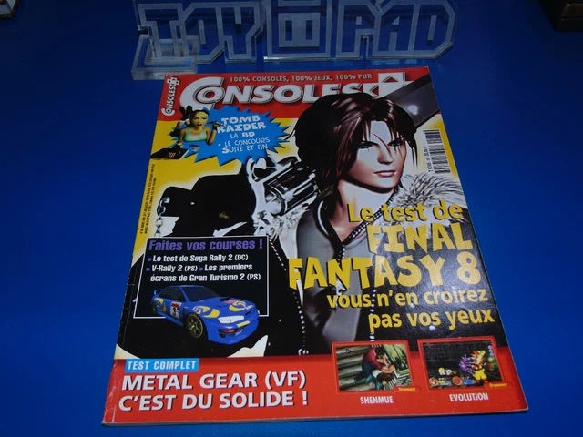 CONSOLES + 101 magazine - Final Fantasy IX, Metal Gear 2, Zelda 64, etc