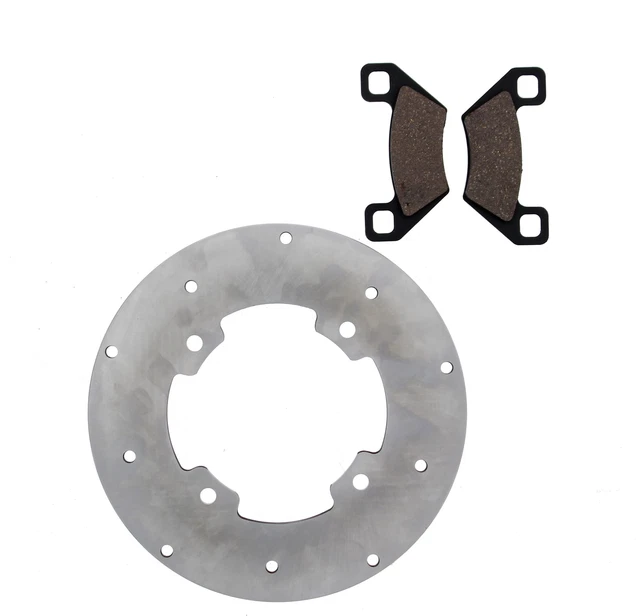 2013-2014 Arctic Cat 700 XT Rear ATV Brake Pads and Rear Brake Rotor Disc