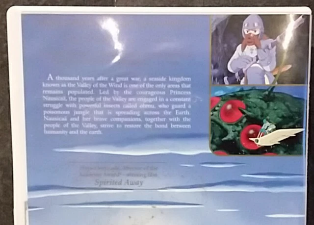NAUSICAA OF THE Valley of the Wind REGION 4 DVD STUDIO GHIBLI ...