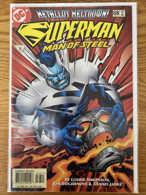 Superman: The Man Of Steel #68 June 1997 Simonson / Bogdanove DC Comics