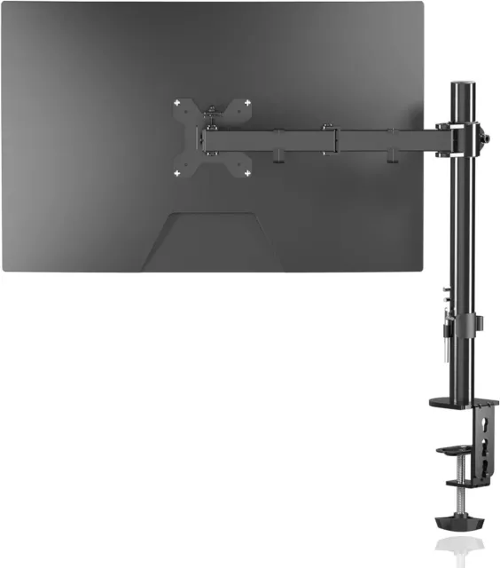 Single Monitor Arm, Monitor Arm Desk Mount for 13-27 inch LCD LED Screens PC Mo^