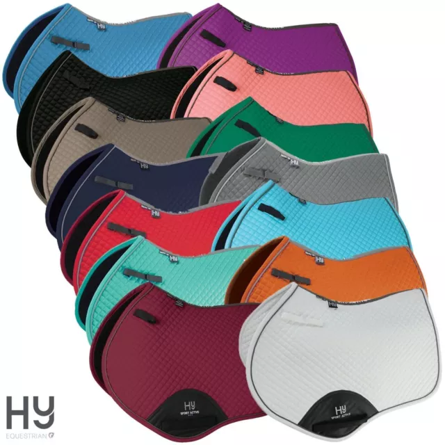 Hy Equestrian Hy Sport Active Close Contact Saddle Pad Cotton &Wicking Material