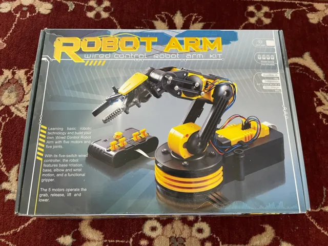 Robot Arm Wired Control Constructible Arm Kit