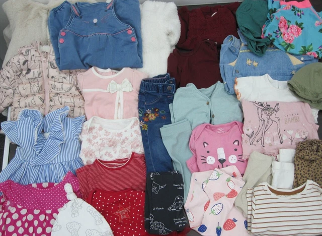 Pacchetto abbigliamento bambina taglia 6-9 9-12 mesi [6-12] lotto di lavoro
