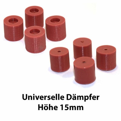 Paese militare 3d Silicone Ammortizzatore per Anet a8 O Baugl 3d-STAMPANTE-IN SILICONE buffer 