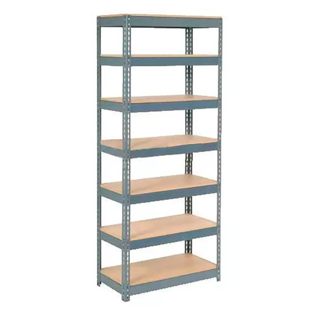 Global Industrial Extra Heavy Duty Shelving 36"W x 12"D x 96"H With 7 Shelves