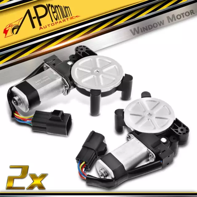 2x Window Motor 6-Pin Front Left & Right for Jaguar XF 2009-2015 XFR XFR-S Sedan