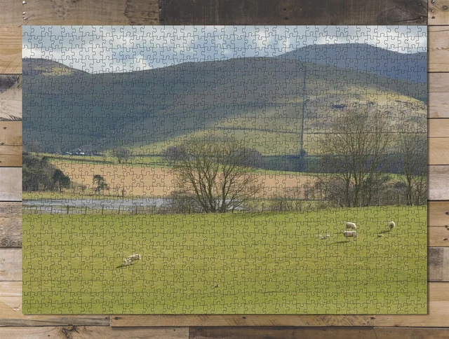 1000 piece puzzle for adults: Scottish Nature Landscape Scotland