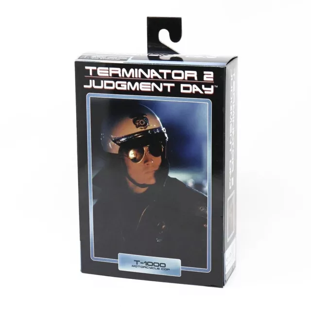 Terminator Actionfigur Ultimate T-1000 Motorcycle Cop 7" 18cm Action Figur NECA
