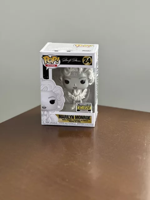 Funko Pop Icons Marilyn Monroe Black And White #24 Entertainment Earth Exclusive