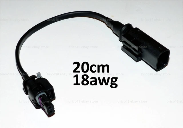 BMW Accessory Plug Cable 020cm/18awg/2p - R1200 R1250 GS RS RT S1000 XR F850 2