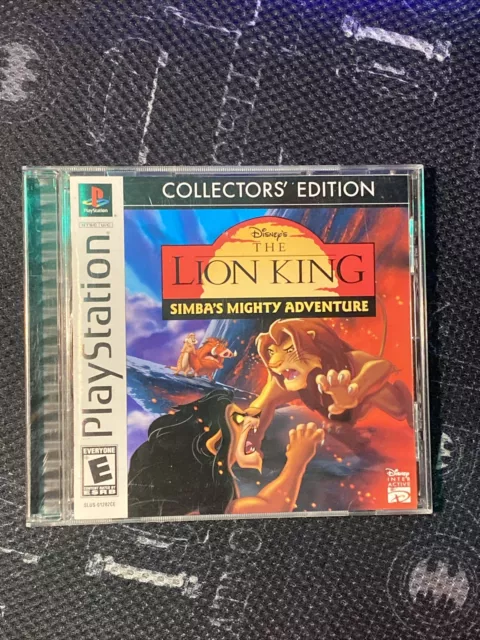 DISNEYS THE LION King Simbas Mighty Adventure Playstation 1 Collectors ...
