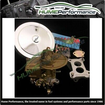 Holley HOLDEN BLUE 6 CYLINDER PACKAGE RECO 350 CFM 7448 HOLLEY ADAPTER AIR CLEANER 
