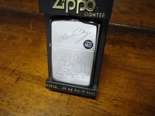 50 Years With Elvis Presley Zippo Lighter Mint In Box 1989