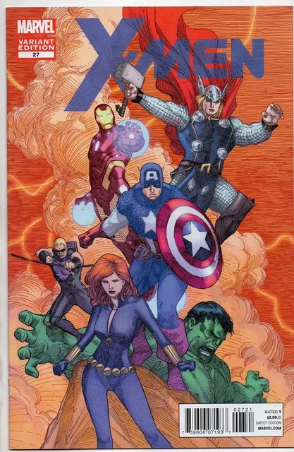Marvel Comics X-Men #27 June 2012 Avengers Art Appreciation Variant Nm