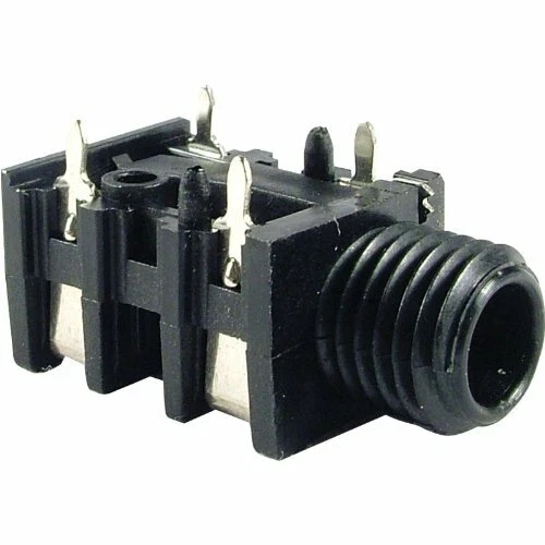 GENUINE FENDER 4PIN Mono Replacement Amplifier/Amp Input Jack, 005