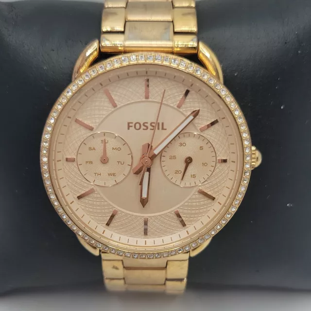 Fossil Tailor ES4264 Womens Stainless Steel Analog Dial Quartz Wrist Watch DE634