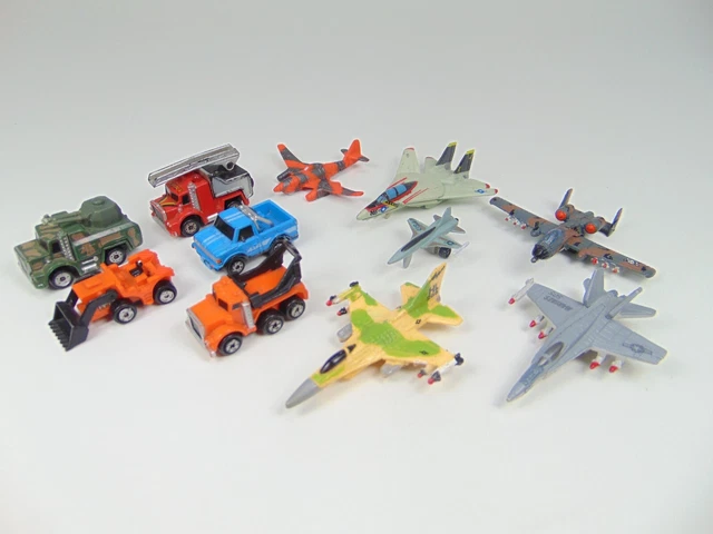 Micro Machines Galoob - Avion De Guerre N°4 - Gris - Occasion Bon état