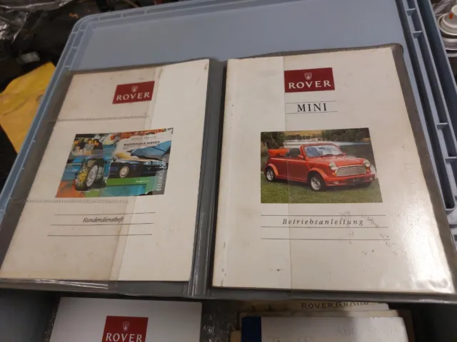 Libretto Uso E Manutenzione Mini rover classica cabriolet  e service handbook