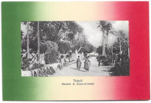 Cartolina Della Libia ,Tripoli - Giardini Di Sciara El Schiat