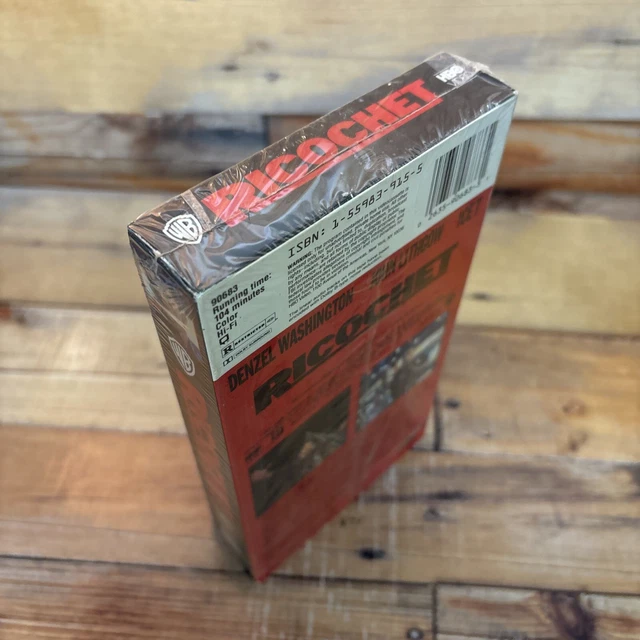 RICOCHET VHS VCR Video Tape Used Denzel Washington £5.47 PicClick UK