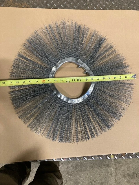 Bobcat Steel Wire Wafer Sweeper Brush 6-3/8 x 21" P/N 6989019