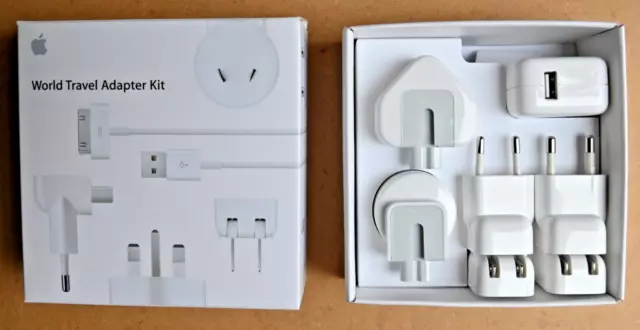 Apple World Travel Adapter Kit MB974ZM/B, Reise-Adapter-Kit, Neu, OVP