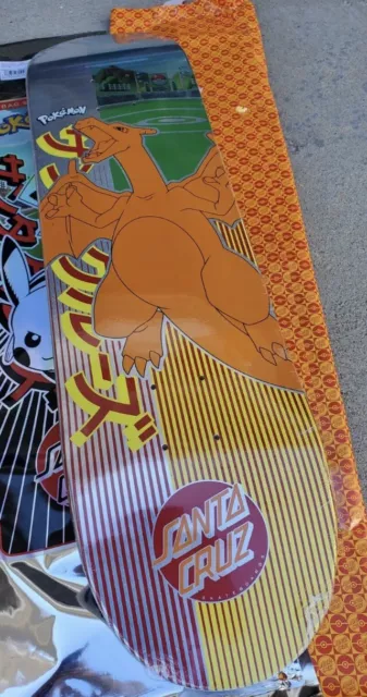 Pokémon x Santa Cruz Skateboard Charizard 8.0" Deck New With Packaging