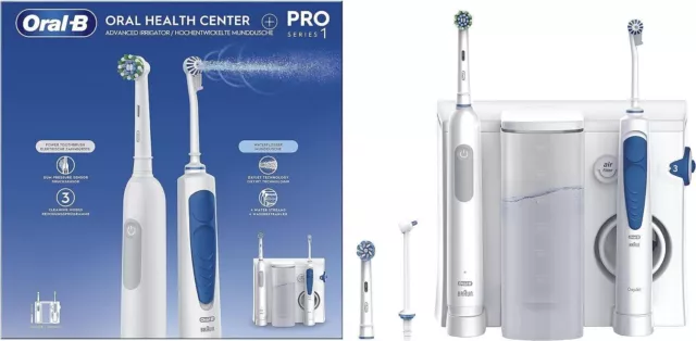 Oral-B Pro Series 1 - Idropulsore con beccuccio Oxyget + Spazzolino Elettrico