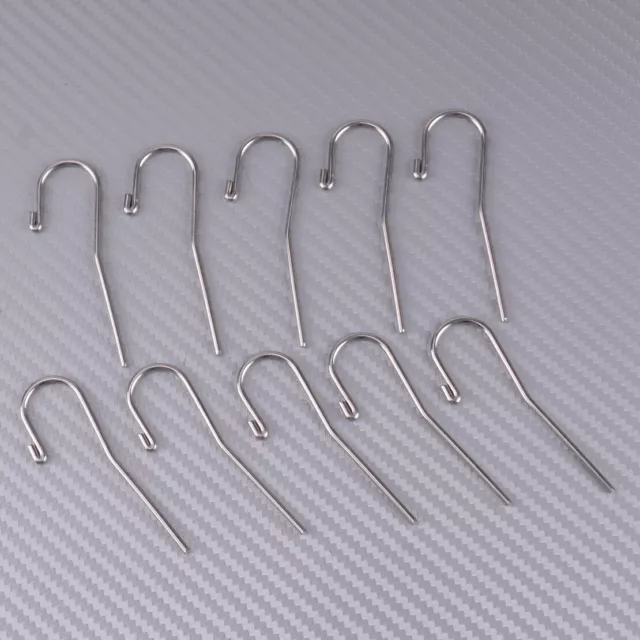 10x Dental Stainless Steel Lip Hook Apex Locator Canal Finder Dental Tool Nm