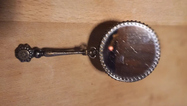 Collier Vintage LERITZ - Pendentif Voltigeur à Cheval En Métal Doré - Breloque Occasion
