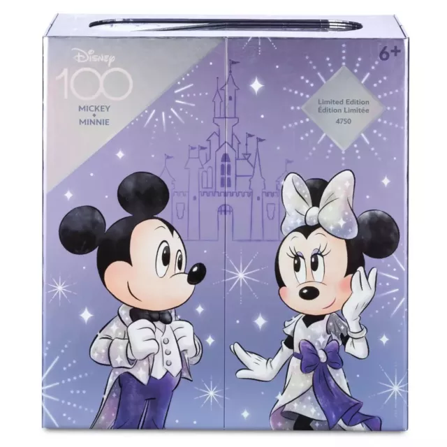 Mickey Maus und Minnie Maus Puppenset in limitierter Edition 100 Jahre Disney