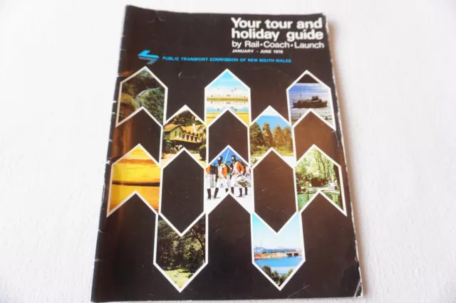 1976 New South Wales Australian Railways & Bus Timetable Australia