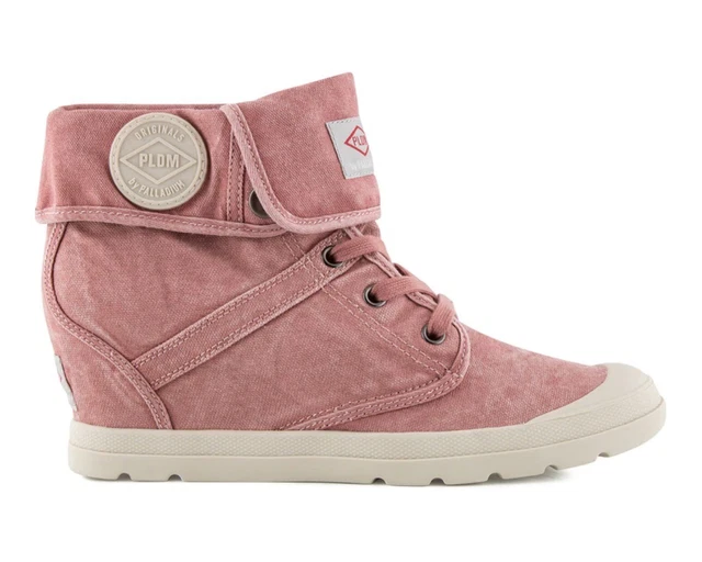 Palladium 8.5 Women's Ecuador CVS Shoe - Old Rose Boot Sneaker Pink 2.5” Wedge