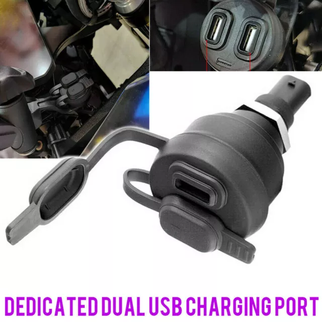 Kit adaptateur secteur double chargeur USB pour prise DIN BMW R1250GS F850GS